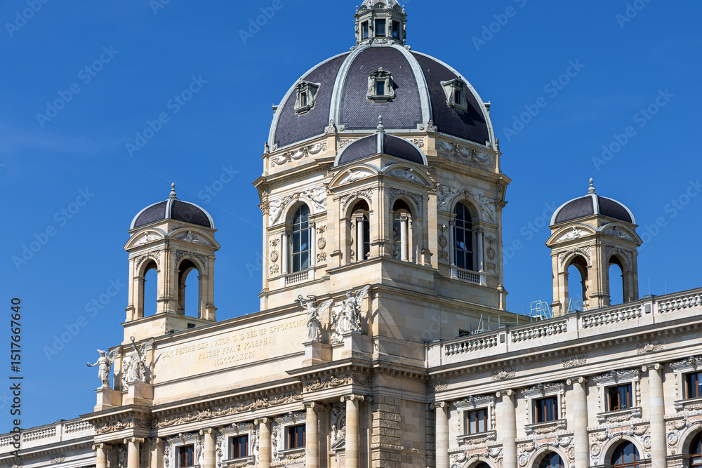 Obraz premium Facades of historical buildings Austria, Vienna