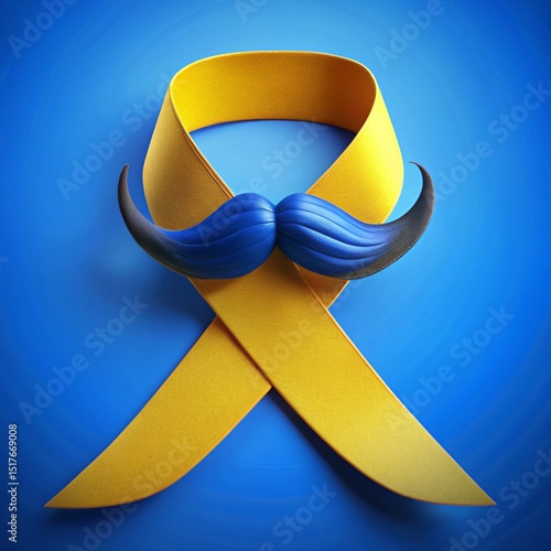 yellow awareness ribbon
