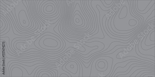 Generate a seamless pattern resembling gray vinyl fabric with a subtle, organic topographic texture. The design should feature intricate, flowing contour-like lines in a slightly darker shade of gray 