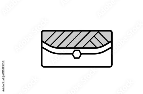 上品なハンドバッグのイラスト