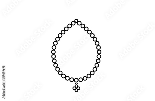 ネックレスのイラスト