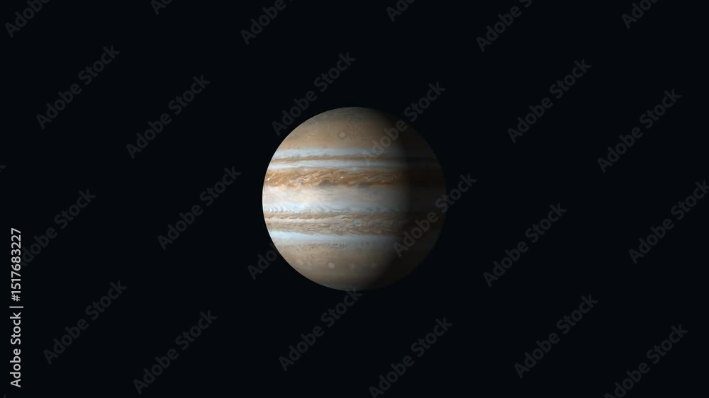 jupiter globe loop animation on transparent jupiter globe loop animation on transparent