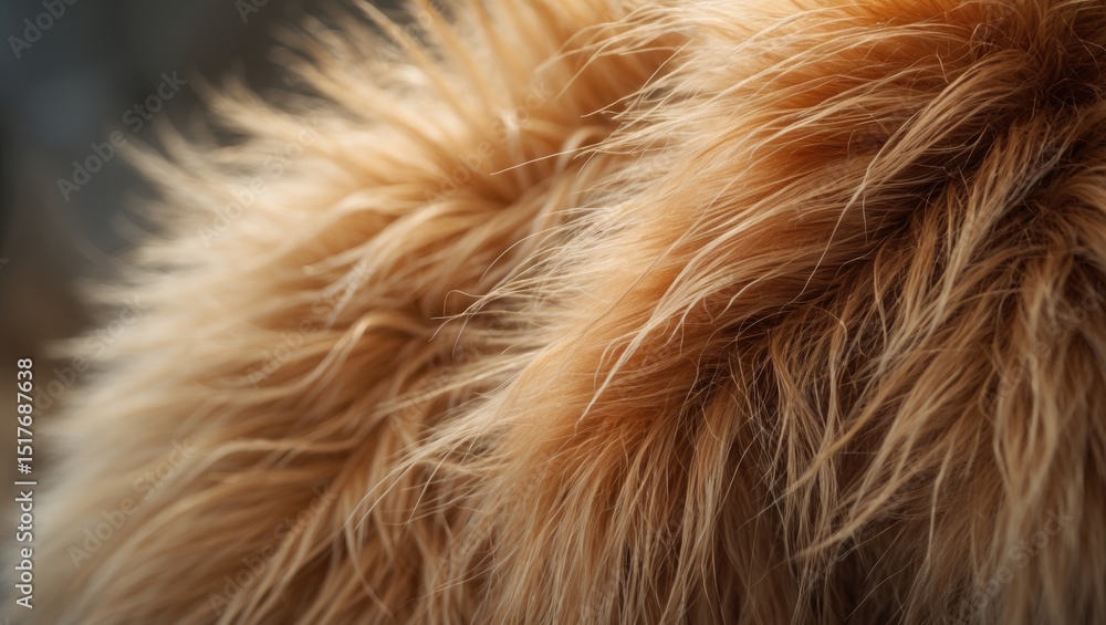 Naklejka premium Elegant fox fur backdrop