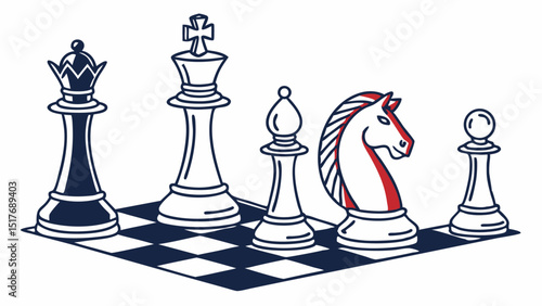 chess king and queen