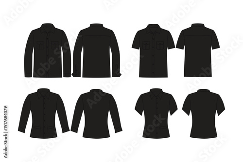short and long sleeve shirt design collection