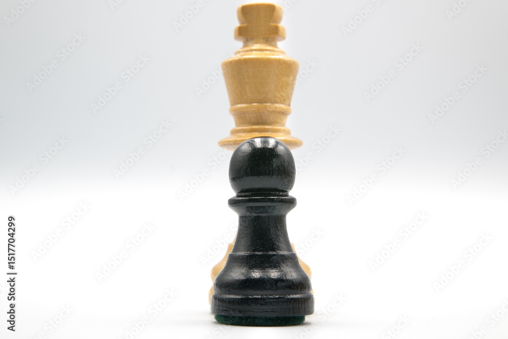 Fighting against a stronger opponent.
Fighting against a stronger opponent.