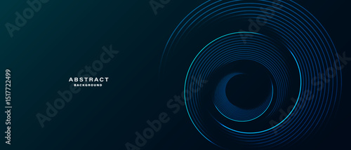 Minimal abstract background with concentric circular lines