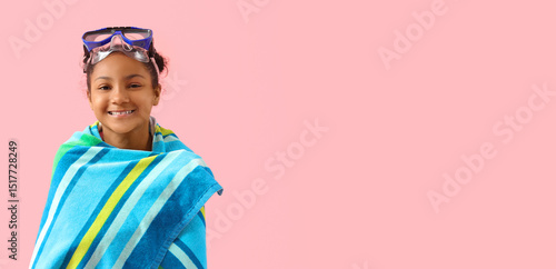 Happy African-American girl...