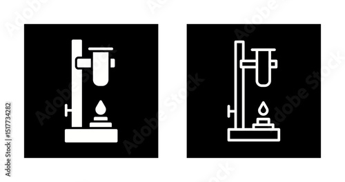 Bunsen Burner Vector Icon