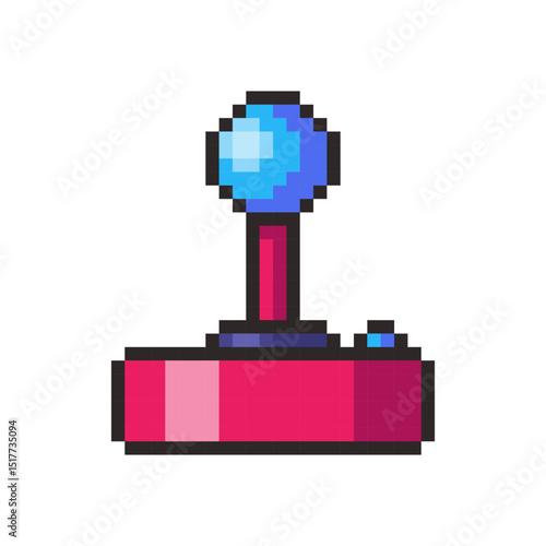 Pixel art Classic Arcade Joystick game asset design