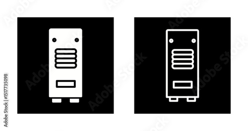 Portable Air Conditioner Vector Icon