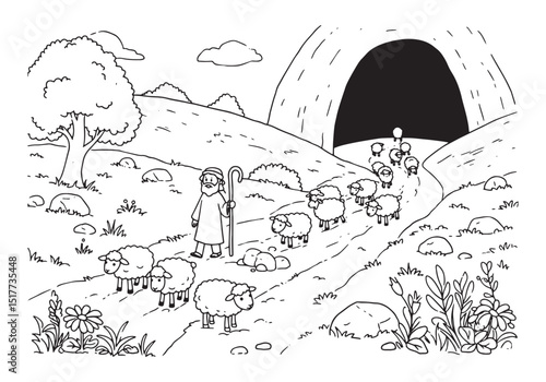 The valley of the sh, A charming coloring book adventure, featur