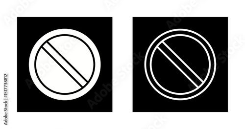 Restricted Vector Icon