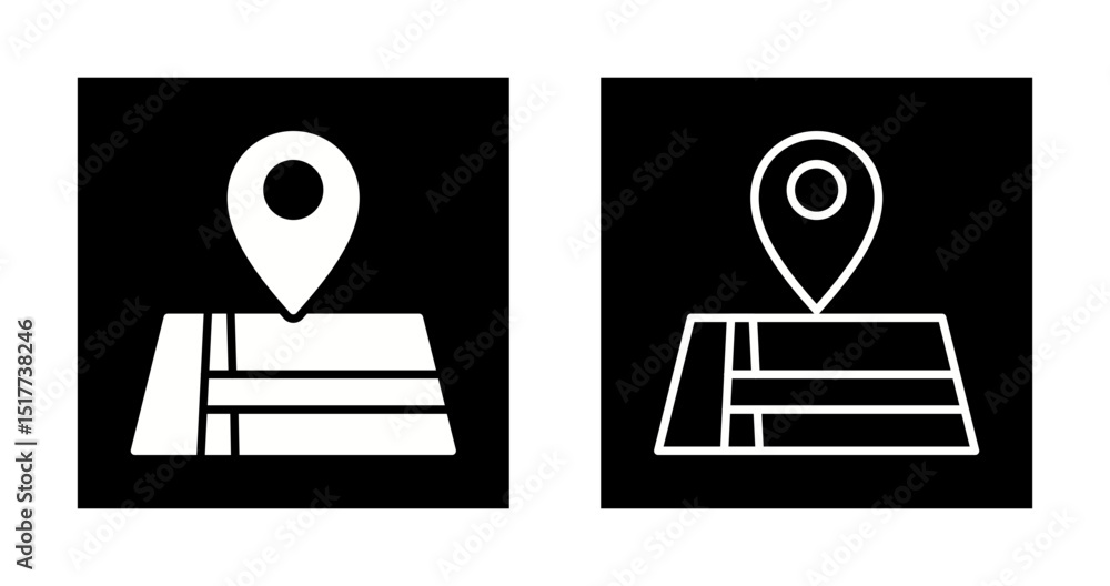 Map Location Vector Icon Map Location Vector Icon