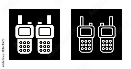 Walkie Talkie Vector Icon