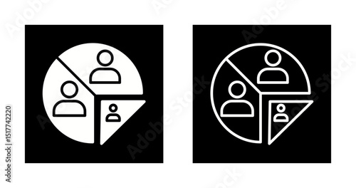 Customer Segmentation Vector Icon