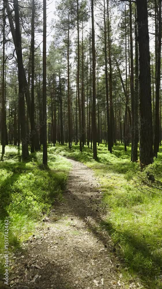 A walk in the National Park in Latvia at the end of winter. Coniferous forest in early early spring. Traps and directions for outdoor activities. A walk in the National Park in Latvia at the end of winter. Coniferous forest in early early spring. Traps and directions for outdoor activities.