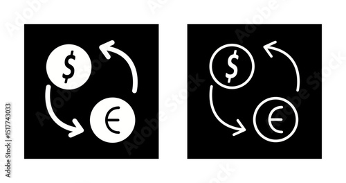 Currency Exchange Vector Icon