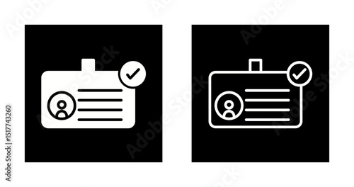 ID Verification Vector Icon