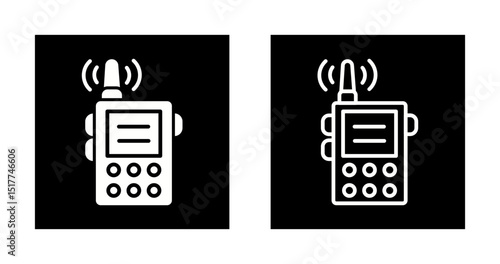 Emergency Radio Vector Icon
