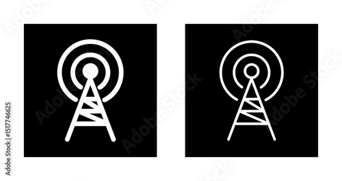 Radio Station Vector Icon
