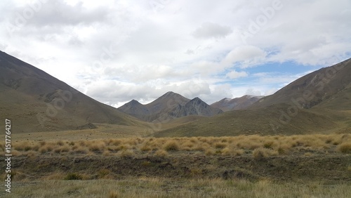 landscape with mountains
