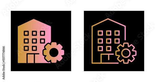 Hotel Maintenance Icon Design