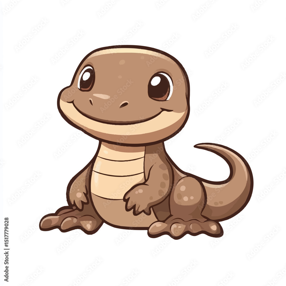Obraz premium a cute small Komodo 