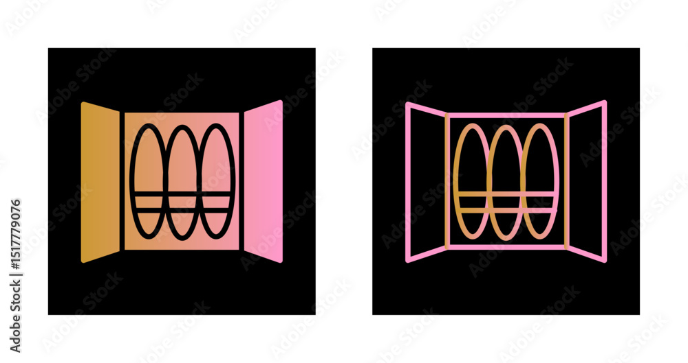 Fototapeta premium Cigar Box Icon Design
