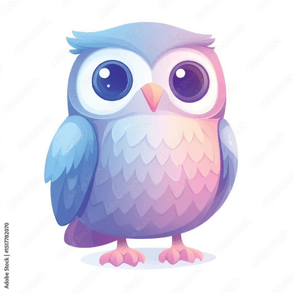 Fototapeta premium cute small Owl
