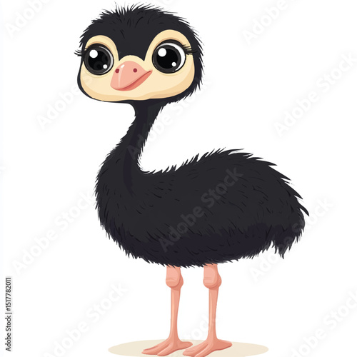 a cute Ostrich