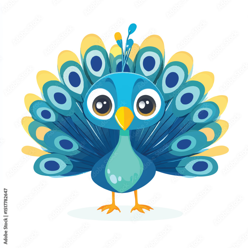 Obraz premium a cute Peacock