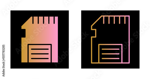 Memory Card Icon Design