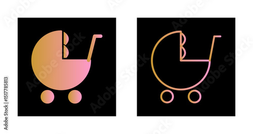 Baby Crib Icon Design