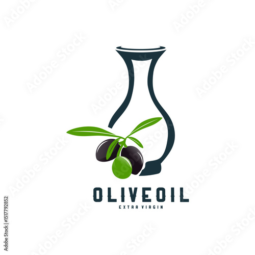 Decorative  design for extra virgin olive oil.