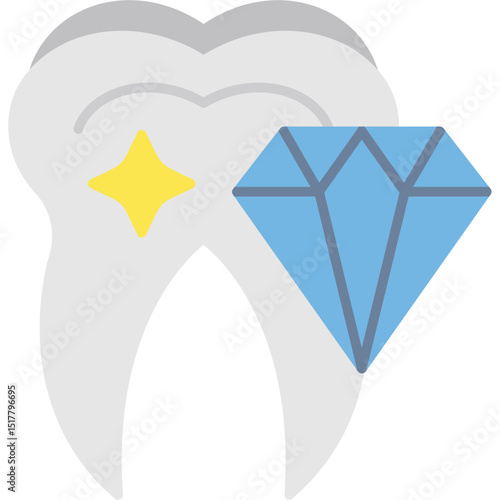 White Teeth Icon