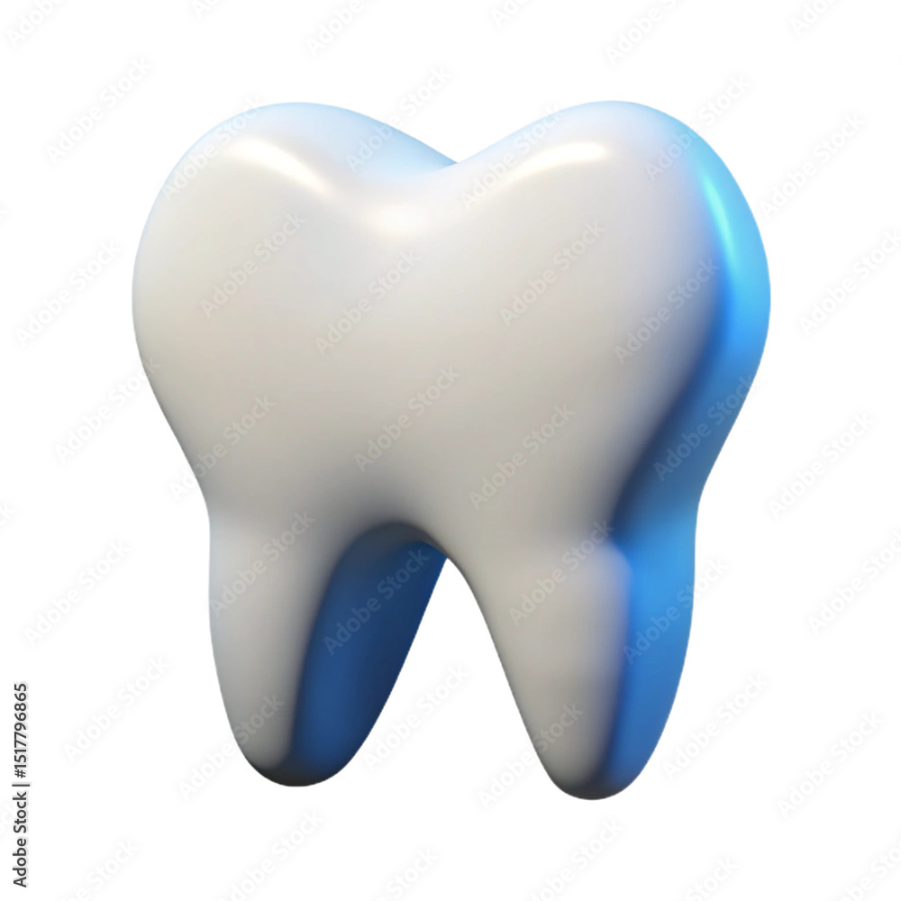 tooth on white background tooth on white background
