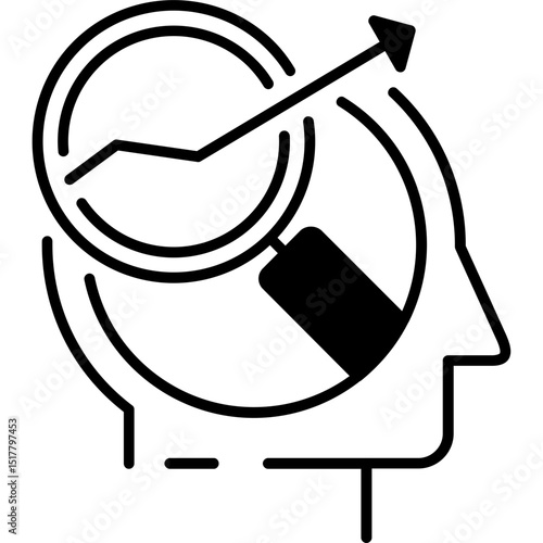 Brain Growth Icon