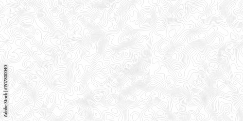 Vector geographic contour map. Topography map background. Black and white wave Seamless line. Topography relief. White wave paper curved reliefs abstract. Topographic map patterns,topography line map.