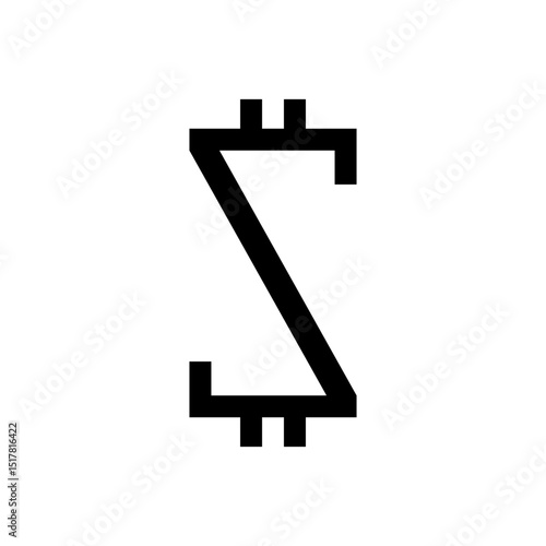 Dollar, Peso currency isolated icon illustration