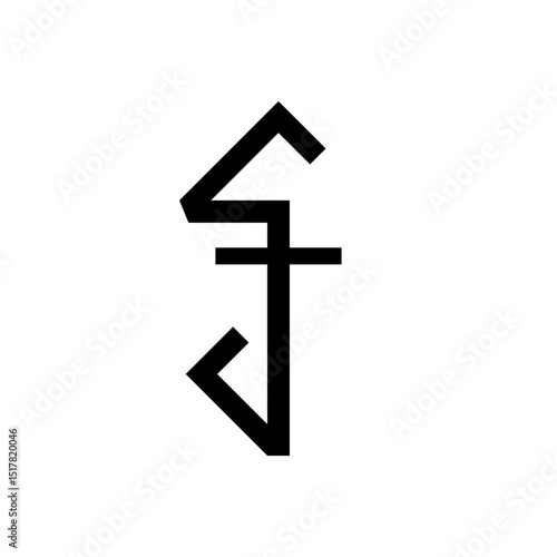 Cambodia Riel currency isolated icon illustration