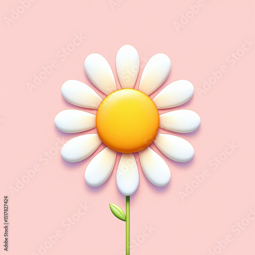 2D illustration of a Daisy