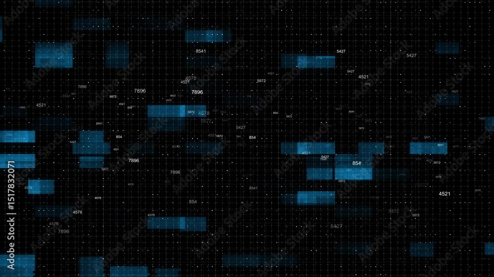 glitch code game computer screen. Code data computer screen with glitch distortion CRT Monitor styled blue binary code motion background animation digital glitch effect. retro technology background