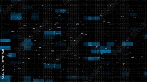 Wallpaper Mural glitch code game computer screen. Code data computer screen with glitch distortion CRT Monitor styled blue binary code motion background animation digital glitch effect. retro technology background Torontodigital.ca