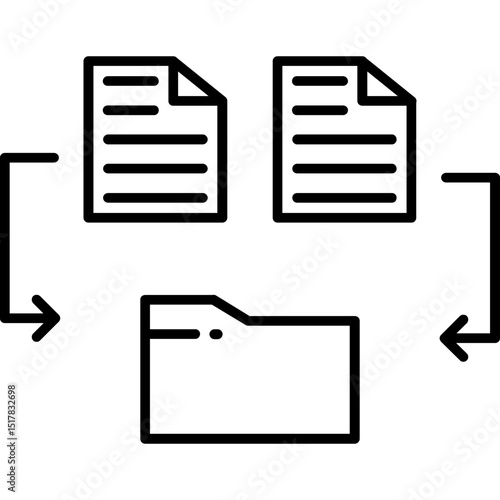 Folder Merge Icon