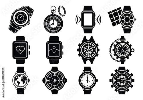 PulsePoint Series – Modern Fitness Tracker Vectors