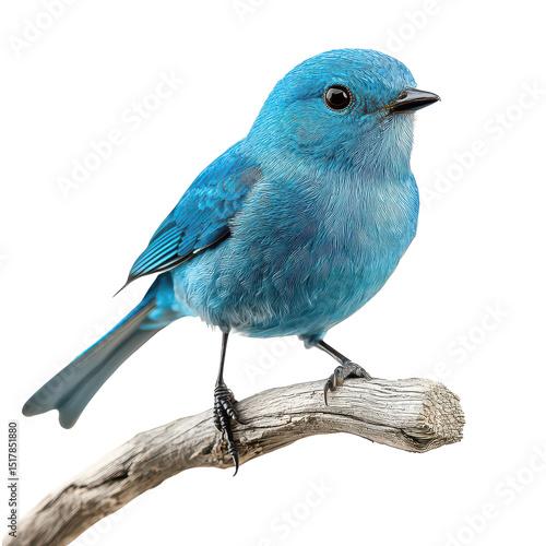 Wallpaper Mural Blue bird on branch isolated on transparent background, png Torontodigital.ca