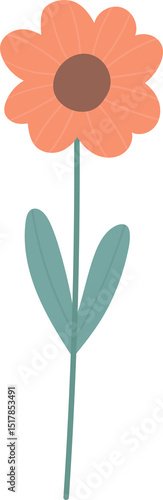 Flowers clipart design illustration