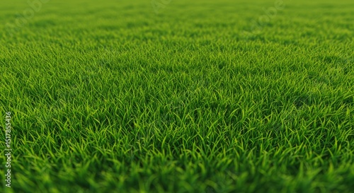 Lush Green Grass Texture Vibrant Spring Meadow Nature Background Image