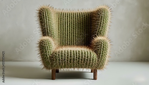 cactus chair, hemorrhoid concept 